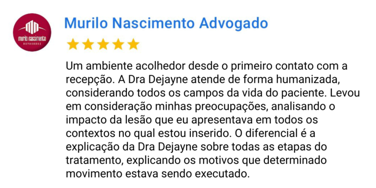 AVALIAÇÃO GOOGLE MURILO NASCIMENTO